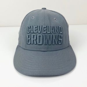 New Era NFL Cleveland Browns Fitted Hat Gray 7
